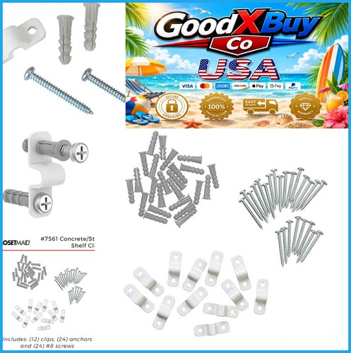 Shelf clips pack - 12,